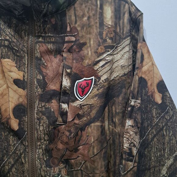 Scent Blocker Womens Knock Out Camo Hunting Zip-Up Real Tree Jacket Large Multi - Picture 15 of 17